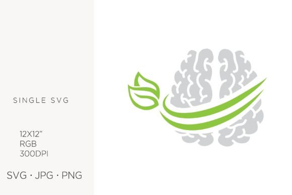 Brain and Leaves, Vector: Graphics for Creative Selling