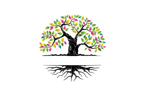Colorful Tree Logo