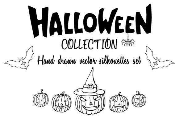 Halloween Silhouettes Illustrations