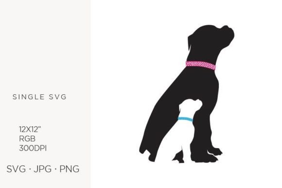 Pet, Cute Dog Family Graphics and Illustrations